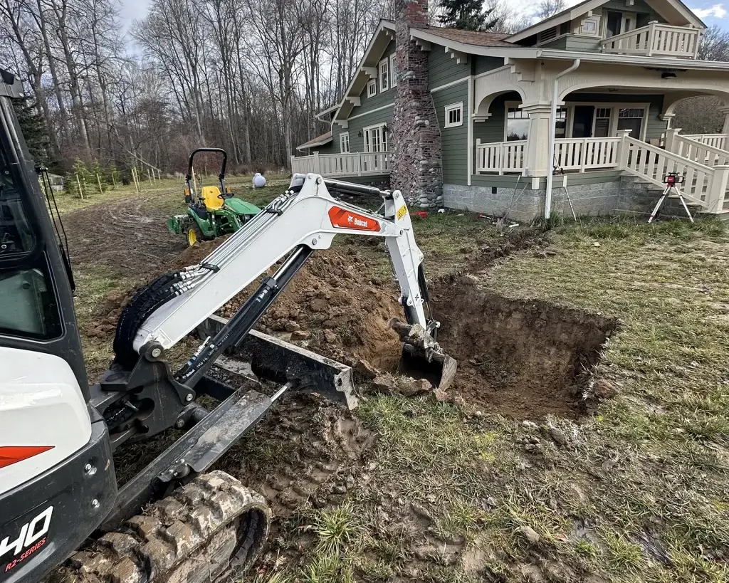 Home 25 Residential drainage system installed in Sequim, WA